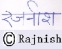 Rajnish sign